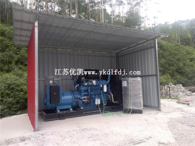 2020年7月2日，500KW玉柴發(fā)電機(jī)組交付廣西來賓某工地使用