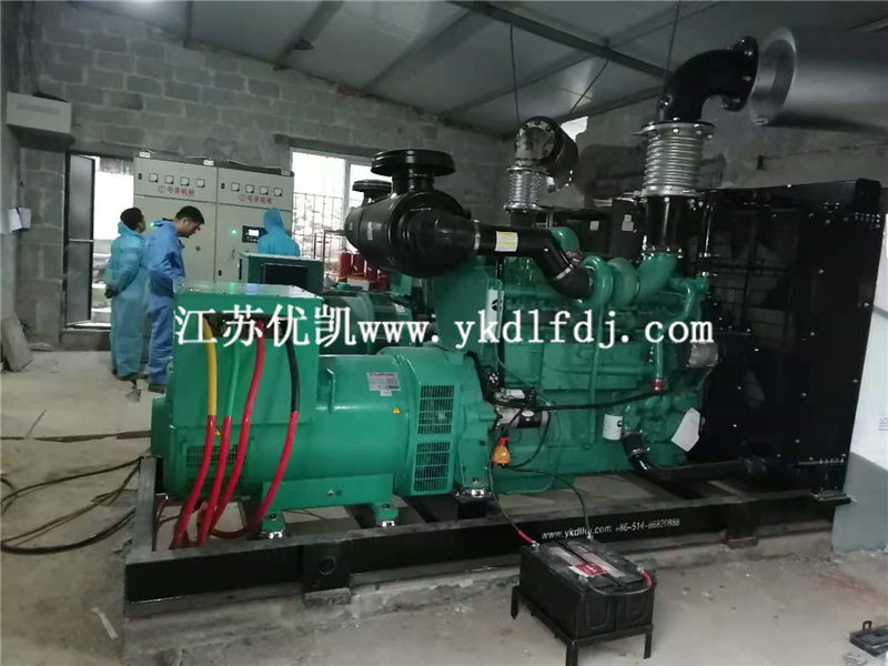 2020年11月14日，400KW重慶康明斯發(fā)電機(jī)組2臺并機(jī)交付養(yǎng)殖公司使用