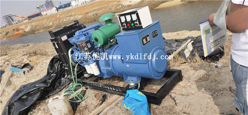 2021年2月3日，75KW玉柴發(fā)電機(jī)組交付廣西北海某工地使用