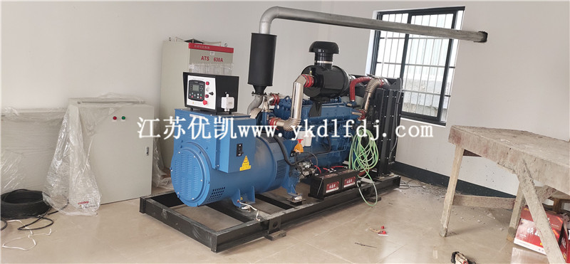 2021年4月30日，250KW濰柴發(fā)電機(jī)組1臺交付上林某大廈使用